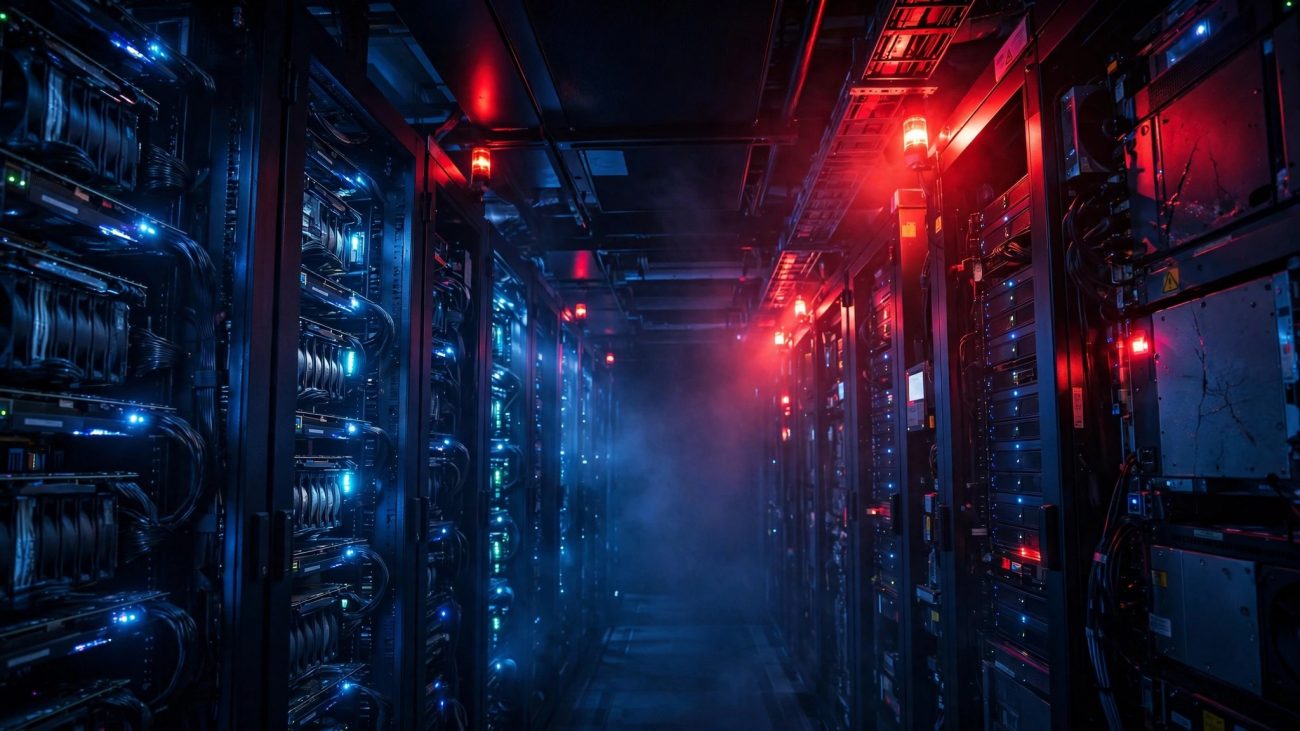 GPU 伺服器機房示意圖